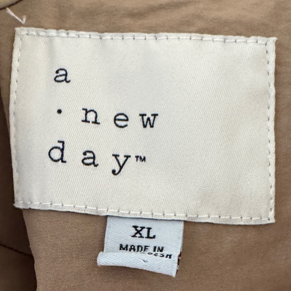 a new day Double-Breasted Tan Trench Coat - Picture 2 of 3